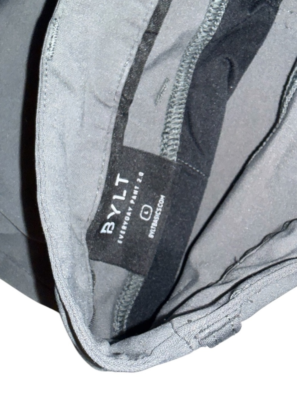 BYLT Gray Chino Style Golf Pants Large Stretch Performance Pants - Picture 4 of 6